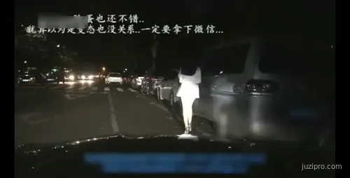 夜晚公园邂逅性感美女的心动体验