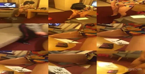 风韵酒店女子毛笔艺术创作-截图2