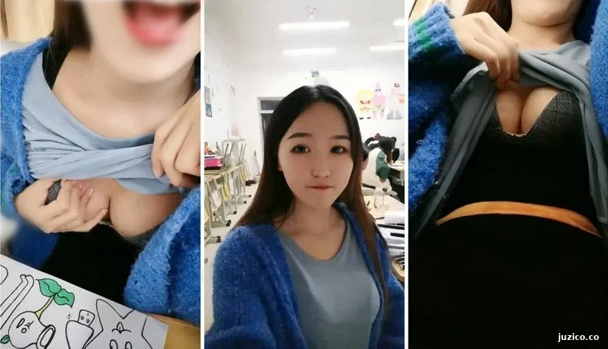极品大学校花【身高176小学妹】，课堂上脱裤子露奶，紧张刺激差点被发现，回宿舍拉上蚊帐露出一线天鲍鱼和粉嫩咪咪!-截图1