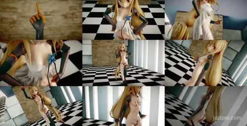 美女前线MMD视频表演-截图2