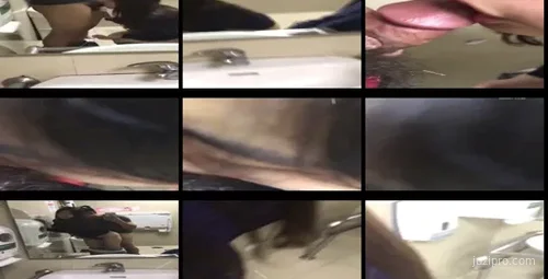 女子在公共厕所小声调情怕被发现-截图2