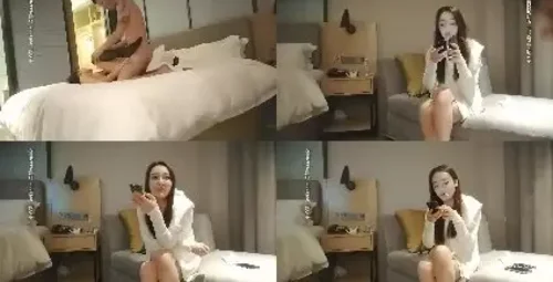 鸭总探花约性感白衣裙妹子通过情趣装互动