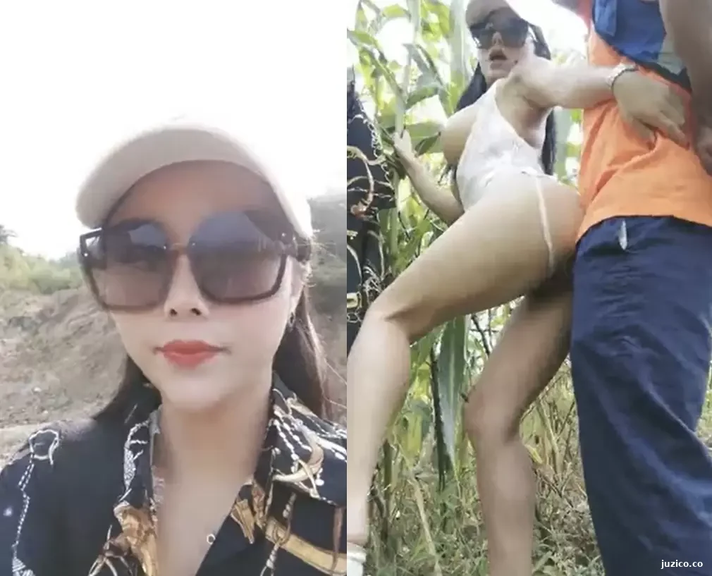 早上农村玉米地里的香艳一幕，都市女郎与农村大爷的跨界交合，大胸美腿颜值高，激情劲爆超刺激