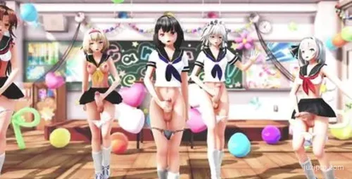 MMD 气まぐれメルシィ舞蹈视频