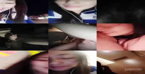 美女穿学生服直播搭车与司机车震-截图2