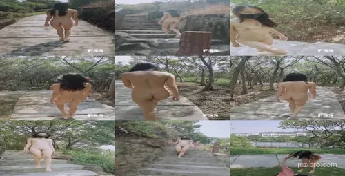 推特网红冯珊珊赤脚游玩公园分享-截图2