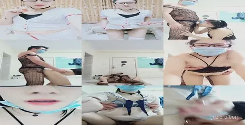 眼镜御姐与异性装炮友互动精彩片段-截图2