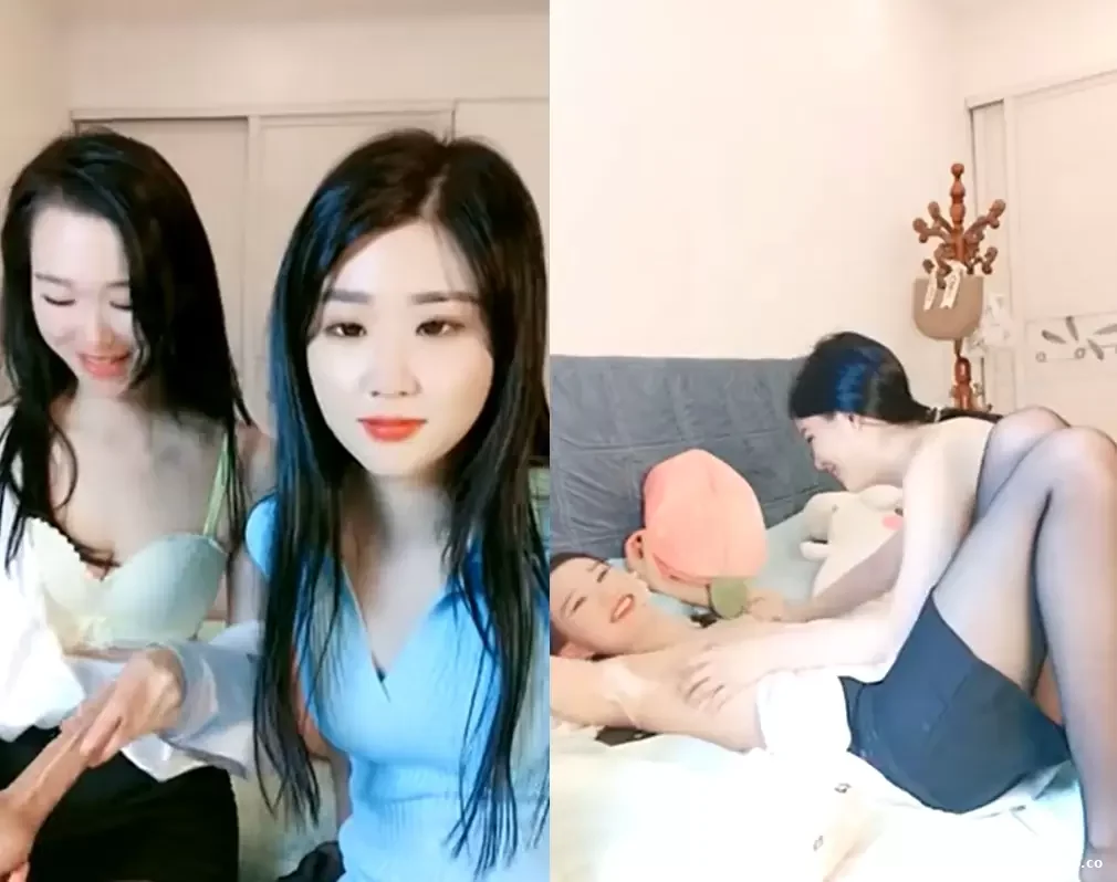 极品尤物女神姐妹花！幸福老哥轮流操，性感双女舌吻，抢着吃大屌，骑乘位爆操黑丝美臀