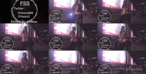 网红冯珊珊户外拍摄公交站动态-截图2