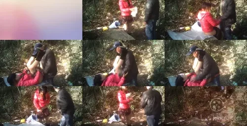 树林中的白发大爷与鸭舌帽者的有趣相遇-截图2