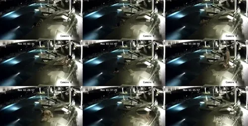 香港酒店情侣夜泳被监控拍下-截图2