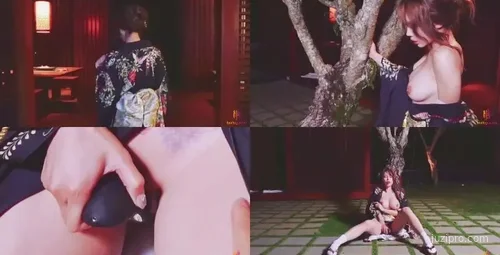 和服美女露天自拍展示