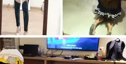 91王哥买情趣服装变换 疯狂爱大长腿女友