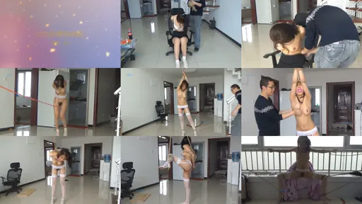 大奶嫩模沐沐接私活被变态眼镜摄影师捆绑SM各种调教模仿古代红绳自慰被玩的要哭了国语-截图2
