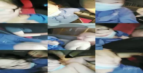 戴眼镜娇小美女主播与网约车司机车内互动-截图2