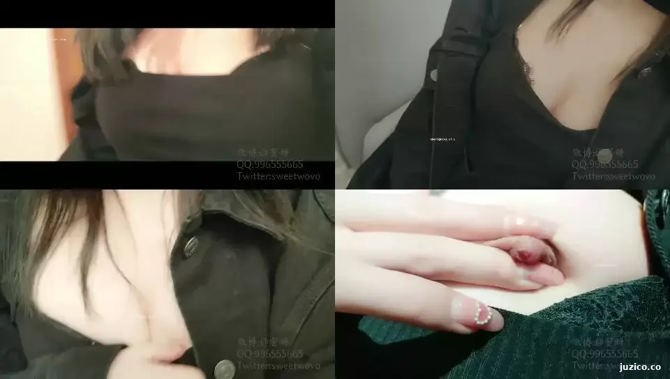 极品网红女神【娜美妖姬】黑色连裤衣，洁白肌肤圆润蜜桃臀粉穴极度敏感潮吹