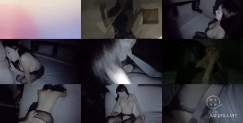 混血美女诱人的黑色丝袜展示-截图2