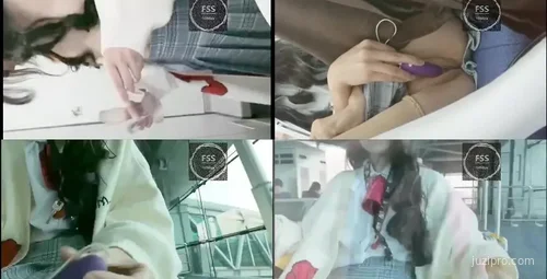 冯珊珊户外高铁拍摄任务