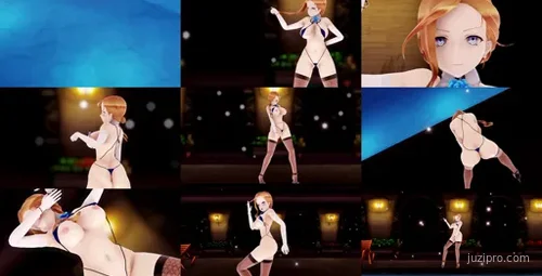 [MMD]面具美女舞蹈表演-截图2