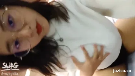 Swag『安吉』淫荡G奶巨乳人妻露脸自慰按摩棒跳蛋淫叫声不断高潮颤抖-截图1