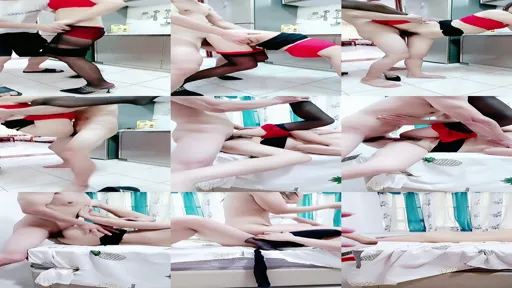 小叔强上嫂子，厨房激战一番强行带到房间继续激战~对话非常搞笑，演的很逼真，一直在激烈反抗！-截图2