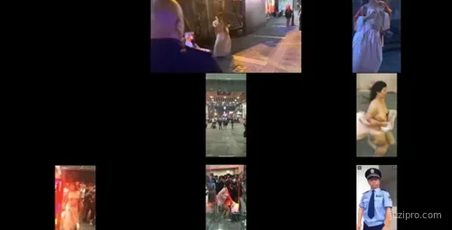 汉服女子酒吧外跳舞逃脱-截图2